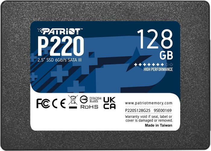 Vásárlás: Patriot P220 2.5 128GB SATA3 (P220S128G25) Belső SSD meghajtó  árak összehasonlítása, P 220 2 5 128 GB SATA 3 P 220 S 128 G 25 boltok