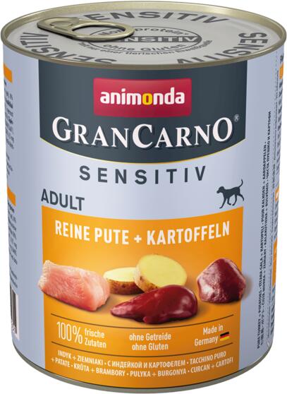 GranCarno Sensitiv Adult Turkey & Potato 800 g