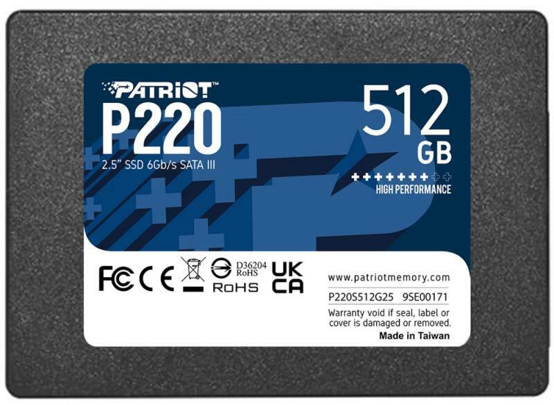 Patriot P220 2.5 512GB SATA3 (P220S512G25) (Solid State Drive SSD