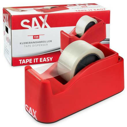 Vásárlás: SAX Csomagolószalag adagoló, asztali, csomagolószalaggal, SAX  "729", piros - kezifolia Csomagoló árak összehasonlítása, Csomagolószalag  adagoló asztali csomagolószalaggal SAX 729 piros kezifolia boltok
