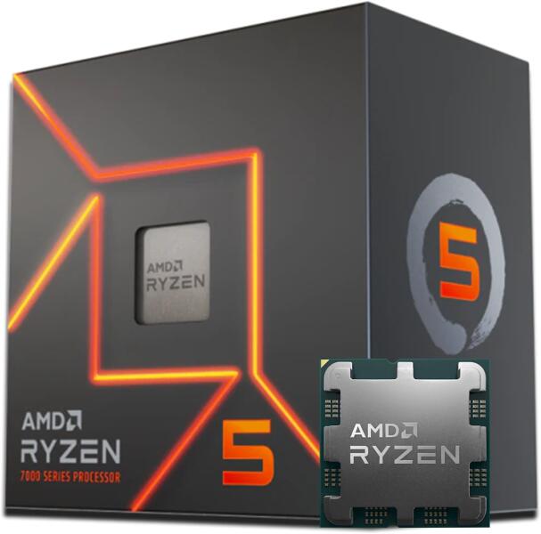 Ryzen 5 7600 3.8GHz Box with Cooler