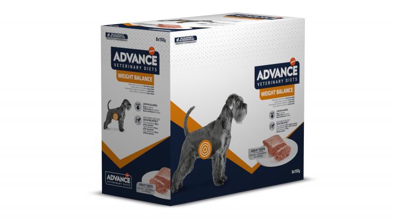 ADVANCE Hrana umeda caini Advance Weight Balance - plic 8x150 g (Hrana  pentru caini) - Preturi