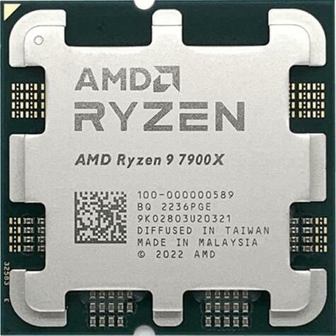 AMD Ryzen 9 7900X 12-Core 4.7GHz AM5 Box (100-100000589WOF