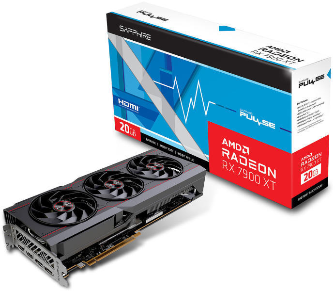 Radeon RX 7900 XT Pulse Gaming OC 20G GDDR6 (11323-02-20G)