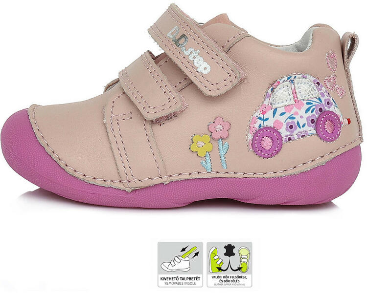 Vásárlás: D.D.Step Autós púderrózsaszín baba cipő (Méret 20) Gyerek cipő  árak összehasonlítása, Autós púderrózsaszín baba cipő Méret 20 boltok