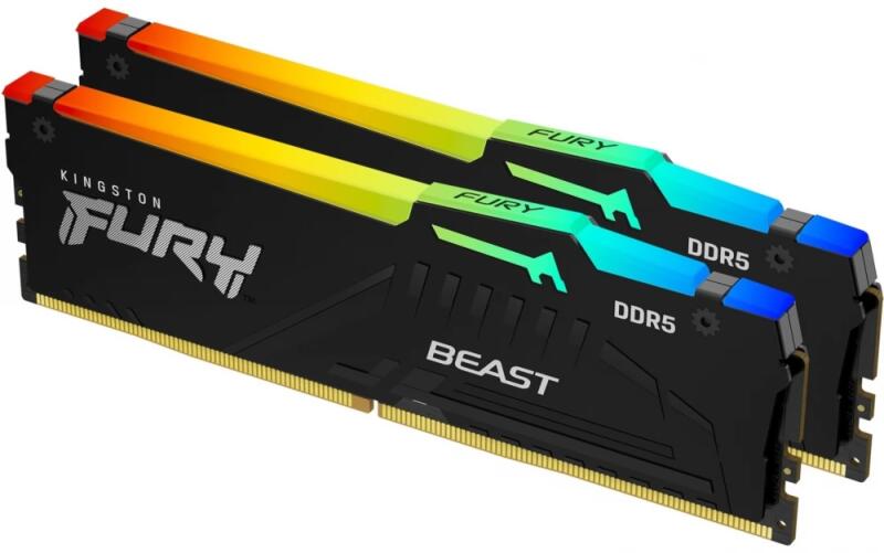 FURY Beast RGB 64GB (2x32GB) DDR5 5200MHz KF552C36BBEAK2-64