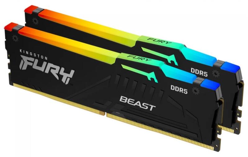 FURY Beast RGB 16GB (2x8GB) DDR5 5600MHz KF556C36BBEAK2-16