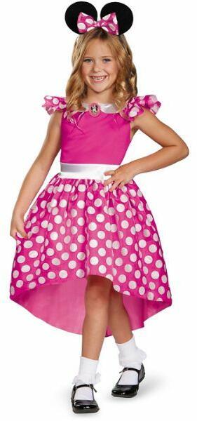 Minnie egér: Pink - 109-123 cm-es méret (129449L)