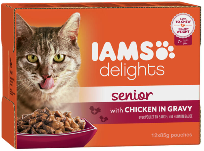Delights Senior chicken in gravy 12x85 g