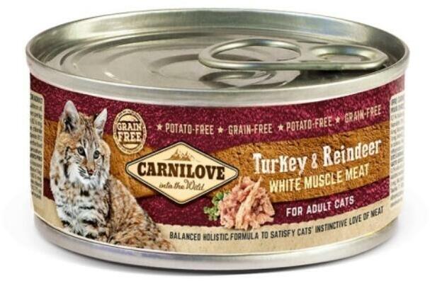Adult turkey & reindeer 100 g