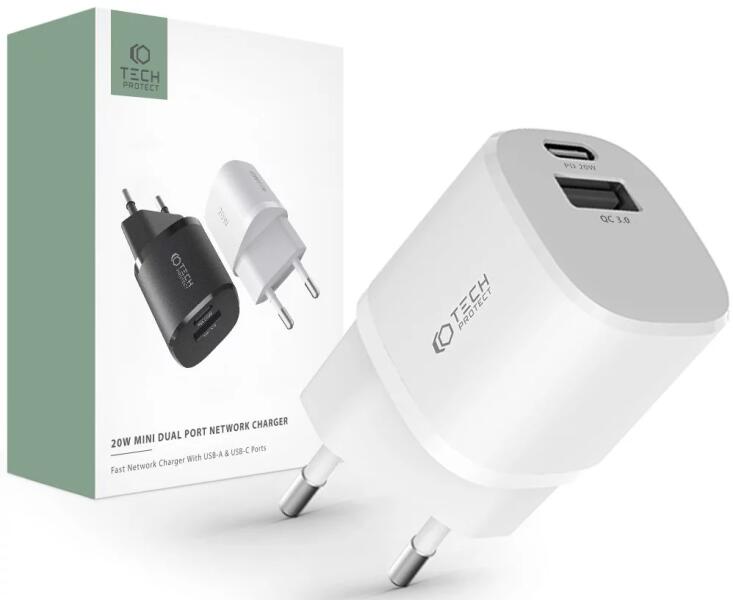C20w Mini 2-port USB-C White