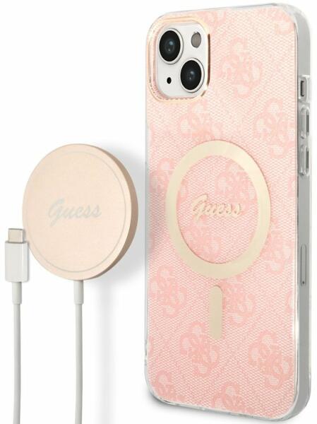 Vásárlás: GUESS 4G MagSafe tok + Vezeték nélküli töltő iPhone 14 Plus-hoz -  rózsaszín Mobiltelefon tok árak összehasonlítása, 4 G MagSafe tok Vezeték  nélküli töltő iPhone 14 Plus hoz rózsaszín boltok
