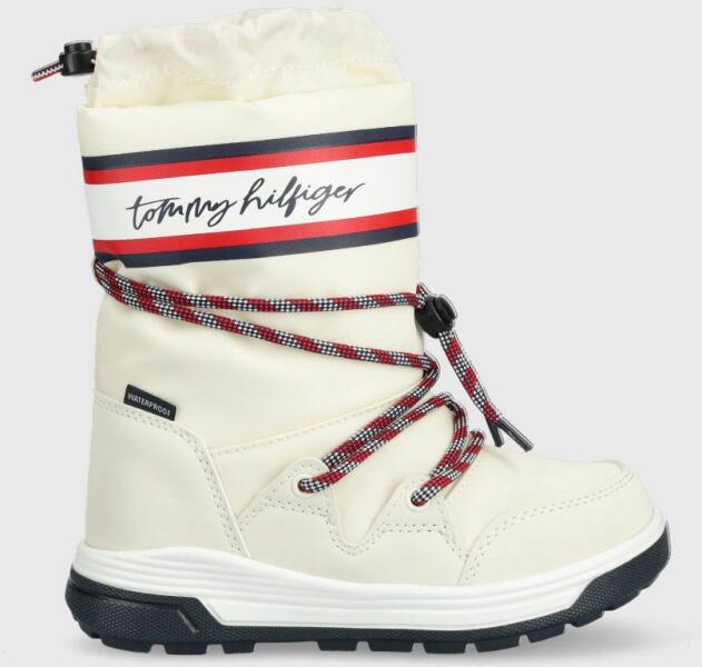 Tommy Hilfiger cizme de iarna copii culoarea alb 9BYY-OBG0RG_01X (Cizma,  bocanci copii) - Preturi