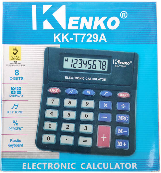 Калкулатор Кенко Kenko KK-T729A с осем цифри и звук - Цени, евтини ...