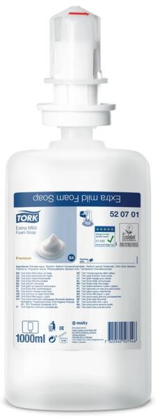 Prémium kézkimélő allergénmentes S4 habszappan 1 l (520701)