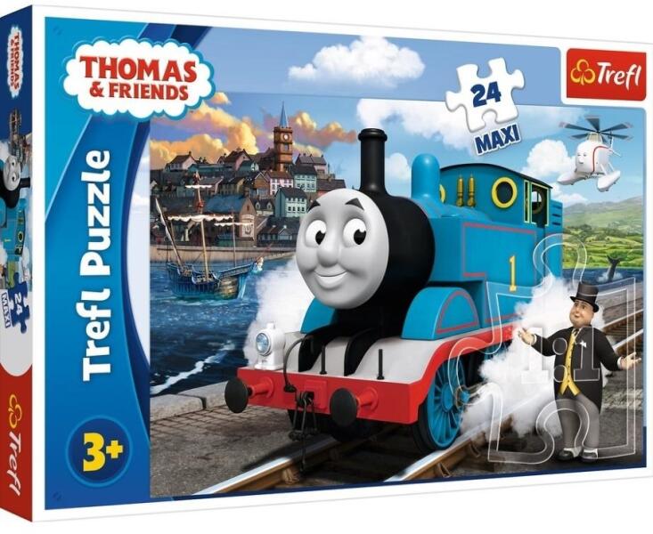 Trefl Trefl, Thomas si Prietenii, Maxi, Felicitari cu ziua lui Thomas,  puzzle, 24 piese (Puzzle) - Preturi