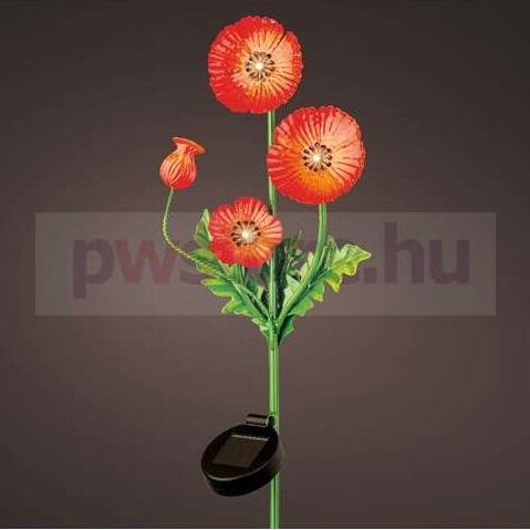 Vásárlás: Lumineo Napelemes fém virág lámpa, 80 cm (40101418) Kültéri lámpa  árak összehasonlítása, Napelemes fém virág lámpa 80 cm 40101418 boltok