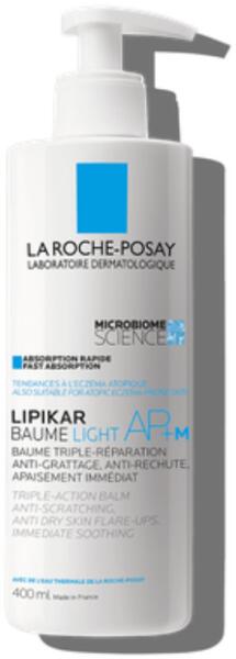 La Roche- Posay Lipikar Baume AP+M Light testápoló balzsam 400ml