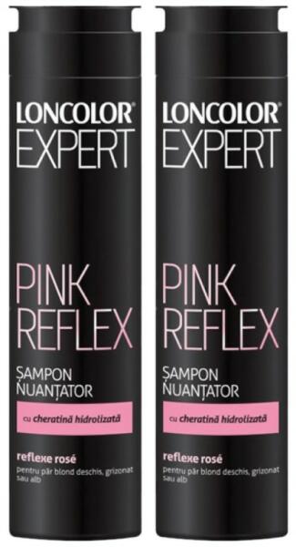 LONCOLOR Set 2 x Sampon Nuantator Loncolor Expert Pink Reflex, 250 ml  (ROC-2XPAMEX000121) (Sampon) - Preturi