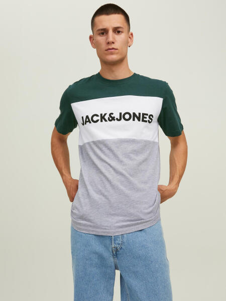 JACK & JONES Tricou Jack & Jones | Gri | Bărbați | S - bibloo - 90,00 RON ( Tricou barbati) - Preturi
