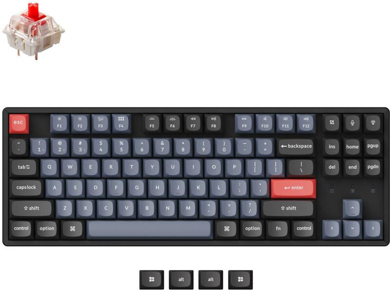 Keychron K8 Pro TKL Gateron G Pro Red Switch (K8P-J1) Tastatura