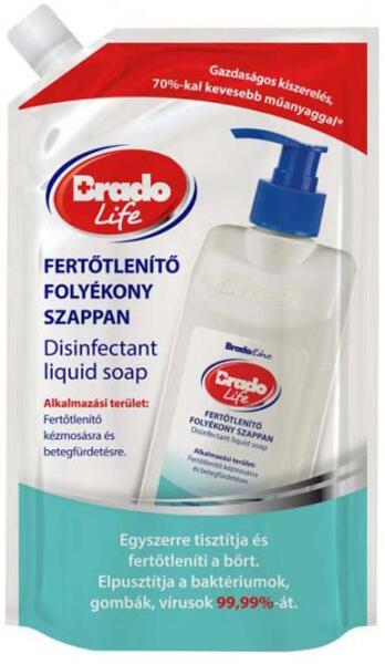 Vásárlás: BradoLife fertőtlenítő folyékony szappan utántöltő 500ml Szappan, folyékony  szappan árak összehasonlítása, fertőtlenítő folyékony szappan utántöltő 500  ml boltok