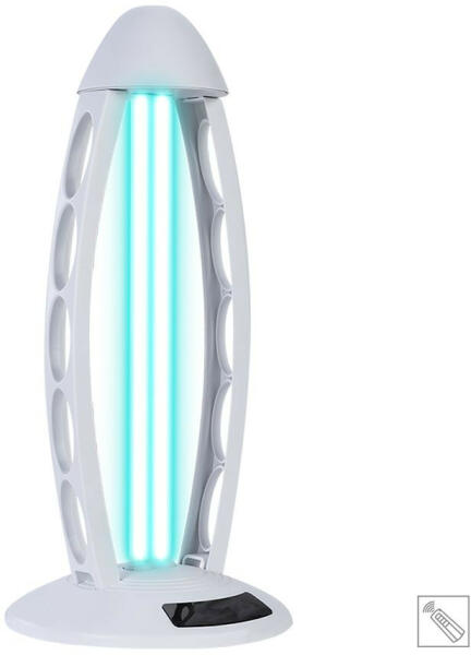 GERMICID UV-C ózon asztali lámpa 2G11/38W + tavir. fekete IP20 70416 (70416)