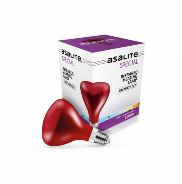Infra Izzó Piros G95 E27 100W (ASAL0069) - asalite