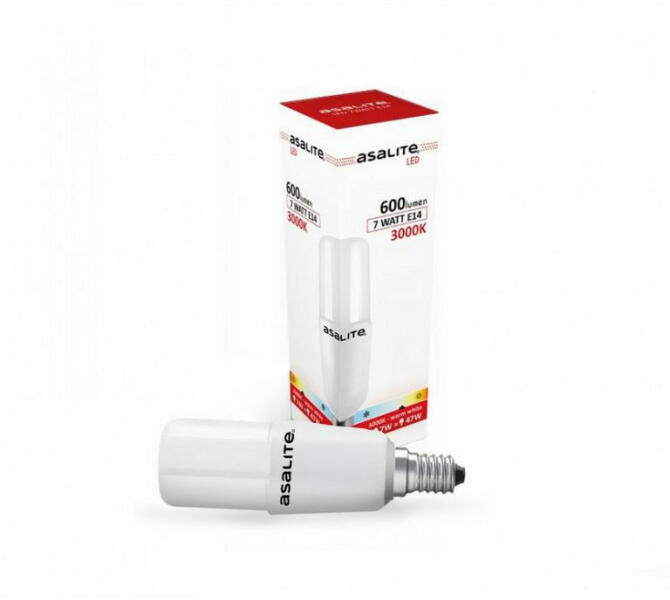 LED Izzó T37 stick E14 7W 3000K (600 lumen) (ASAL0171)