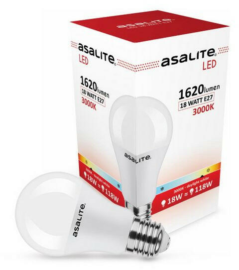 LED Izzó A70 gömb E27 18W 3000K (1620 lumen) (ASAL0147)