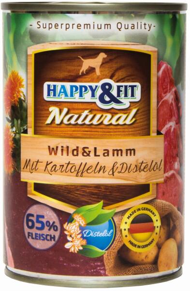 Natural Venison & Lamb with Potatoes & Saffron Oil 400 g
