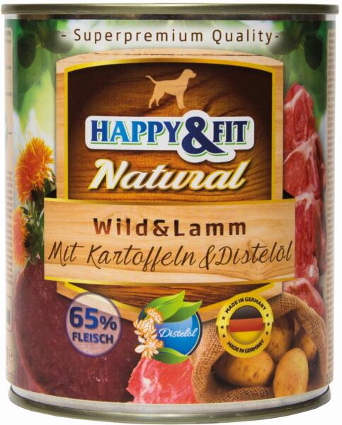 Natural Venison & Lamb with Potatoes & Saffron Oil 800 g