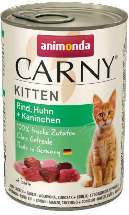 Carny Kitten beef, chicken & rabbit 400 g