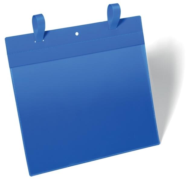 Vásárlás: Durable Dokumentum tároló zseb, A4, fekvő szalaggal, 50 db/csomag,  Durable kék (175107) - irodaikellekek Asztali és fali prospektustartó árak  összehasonlítása, Dokumentum tároló zseb A 4 fekvő szalaggal 50 db csomag  Durable kék 175107 ...