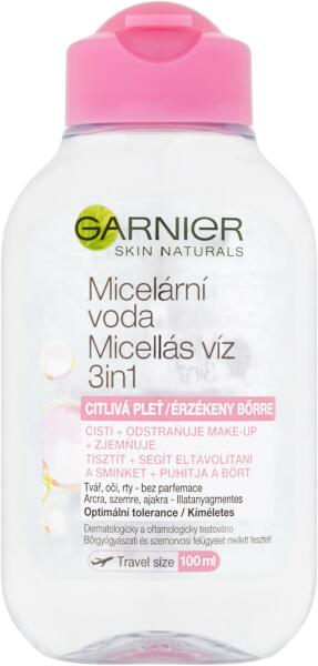 Skin Naturals 3in1 Sensitive Mini micellás víz 100 ml