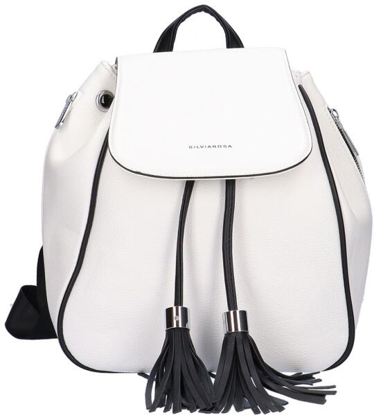 Vásárlás: Silvia Rosa SR8023 fehér-fekete női hátizsák (SR8023-white)  Hátizsák árak összehasonlítása, SR 8023 fehér fekete női hátizsák SR 8023  white boltok