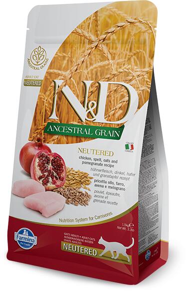 Ancestral Grain Neutered chicken & pomegranate 5 kg