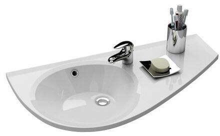 Avocado Comfort 95x53 cm right white (XJ9P1100000)
