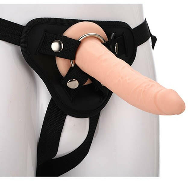 RealStuff - Strap On Real Dildo Flesh 1 - keskeny (8719632678885)