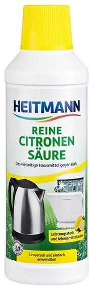 Vízkőoldó folyadék HEITMANN Pure citromsav 500ml (BH-3356) - papir-bolt