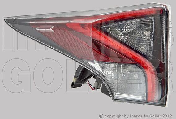 Vásárlás: Toyota Prius 2016-2019 - Hátsó lámpa felső, bal, LED-es,  kábelekkel, -19 R Autó hátsó lámpa árak összehasonlítása, Prius 2016 2019 Hátsó  lámpa felső bal LED es kábelekkel 19 R boltok