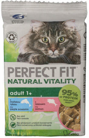 Natural Vitality Adult ocean fish & salmon 6x50 g