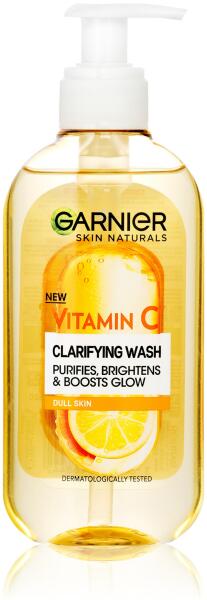 Skin Naturals ragyogást adó arctisztító gél C-vitaminnal 200 ml