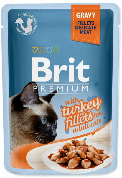 Premium Adult turkey fillets in gravy 85 g