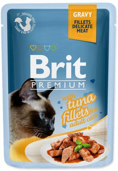 Premium Adult tuna fillets in gravy 85 g