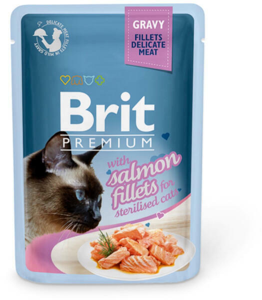 Premium Sterilised salmon fillets 85 g