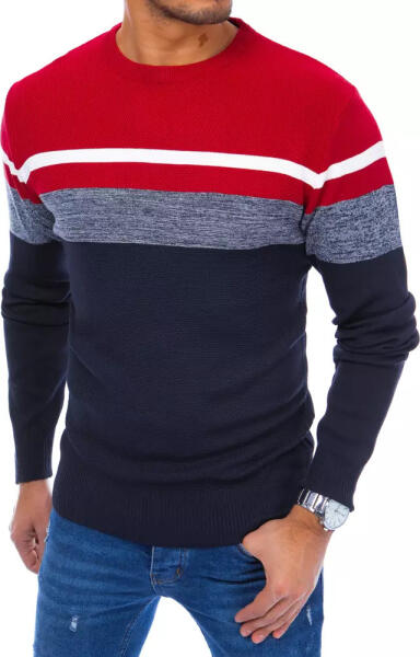 Vásárlás: BASIC Piros-kék férfi kötött pulóver WX1943 Méret: 2XL Férfi  pulóver árak összehasonlítása, Piros kék férfi kötött pulóver WX 1943 Méret  2 XL boltok