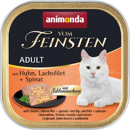 vom Feinsten chicken, salmon & spinach 100 g