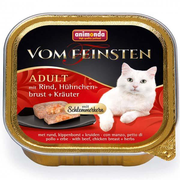 vom Feinsten Adult beef, chicken breast 100 g