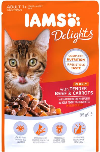 Delights beef & carrots 85 g